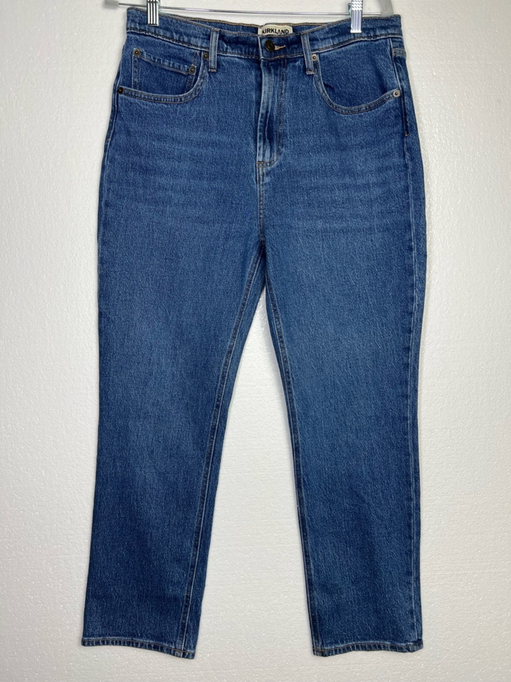 Kirkland signature high rise straight fit size 10 jeans